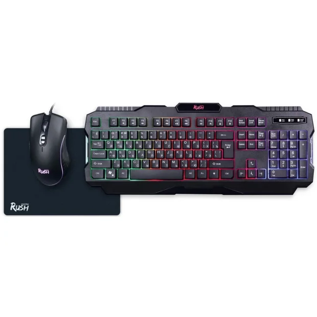 Комплект клавиатура + мышь с ковриком SmartBuy SBC-307728G-K